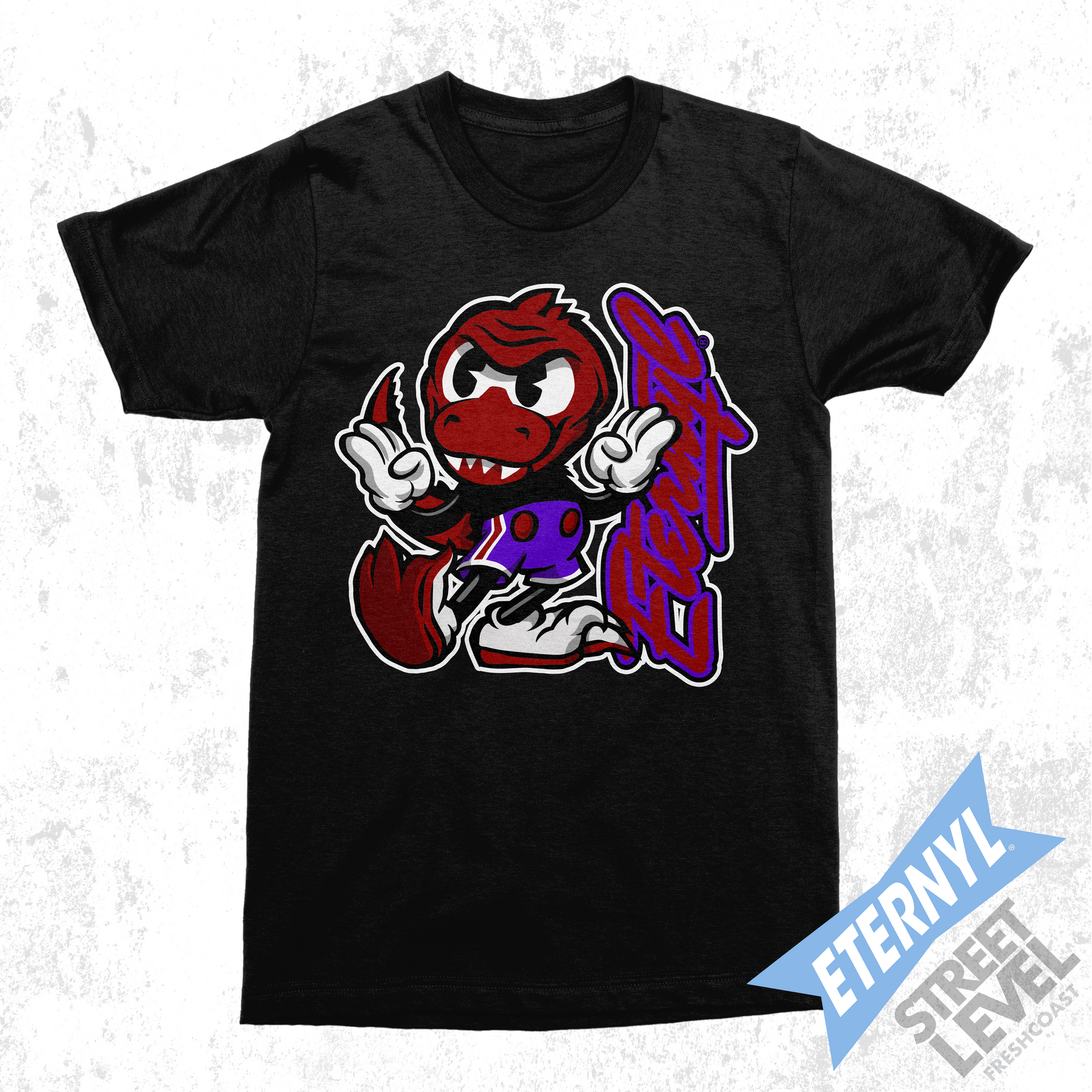 Vintage Toon Raptor - Eternyl - Brand - Apparel